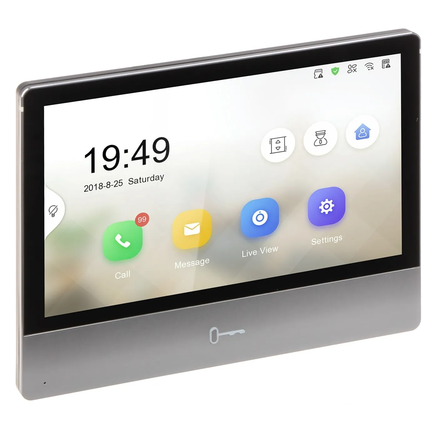[090114] [DS-KH8350-WTE1] Hikvision - Monitor IP Adicional Tactil 7" para Videoportero