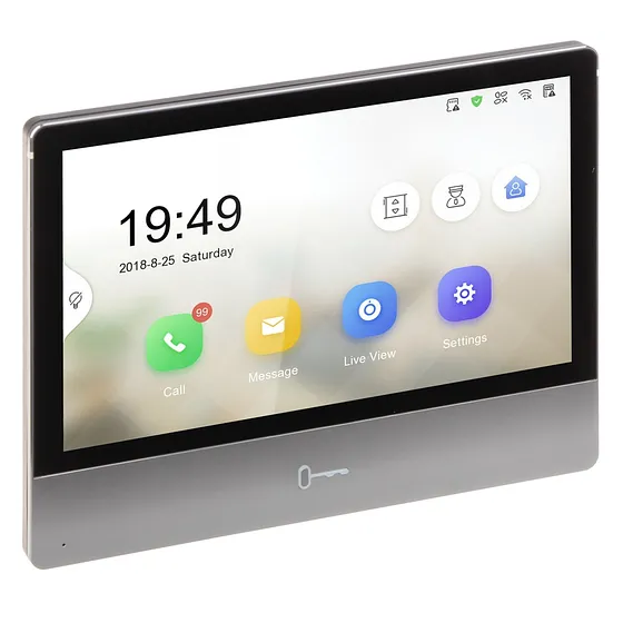[090114] [DS-KH8350-WTE1] Hikvision - Monitor IP Adicional Tactil 7" para Videoportero