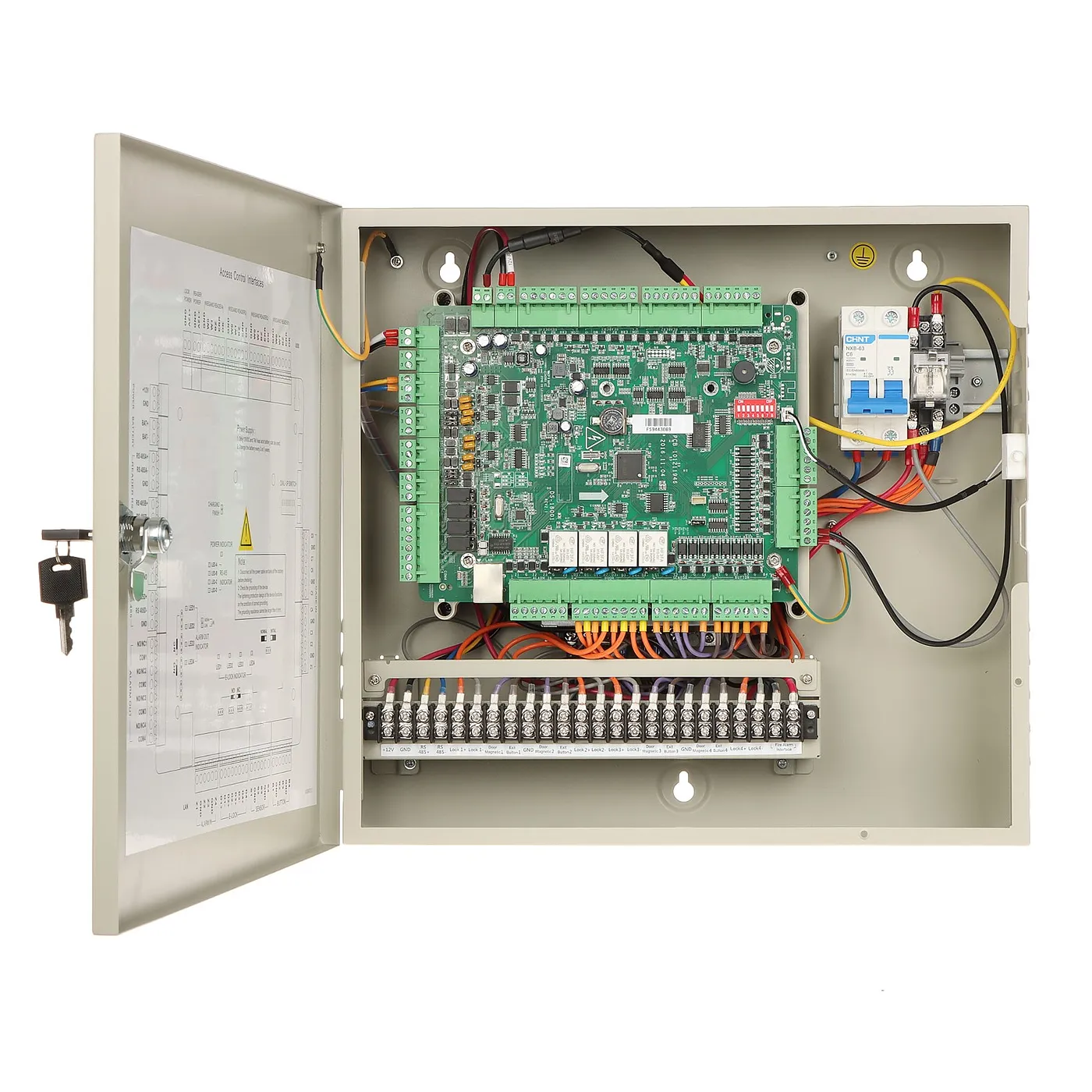 [090129] [DS-K2604T] Hikvision - Controlador de Acceso Integrable con Videovigilancia 4 Puertas