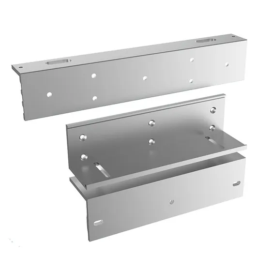 [090277] [DS-K4H255-LZ(O-STD)] Hikvision - Kit de montajes Z y L para Cerradura Magnética Compatible con DS-K4H255S Uso en Puerta de Madera y Metal
