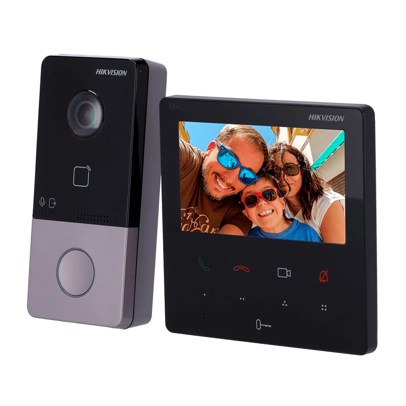 [090286] [DS-KIS606-P] Hikvision - Kit de Videoportero IP con Pantalla LCD a Color de 4.3" [2Mp]