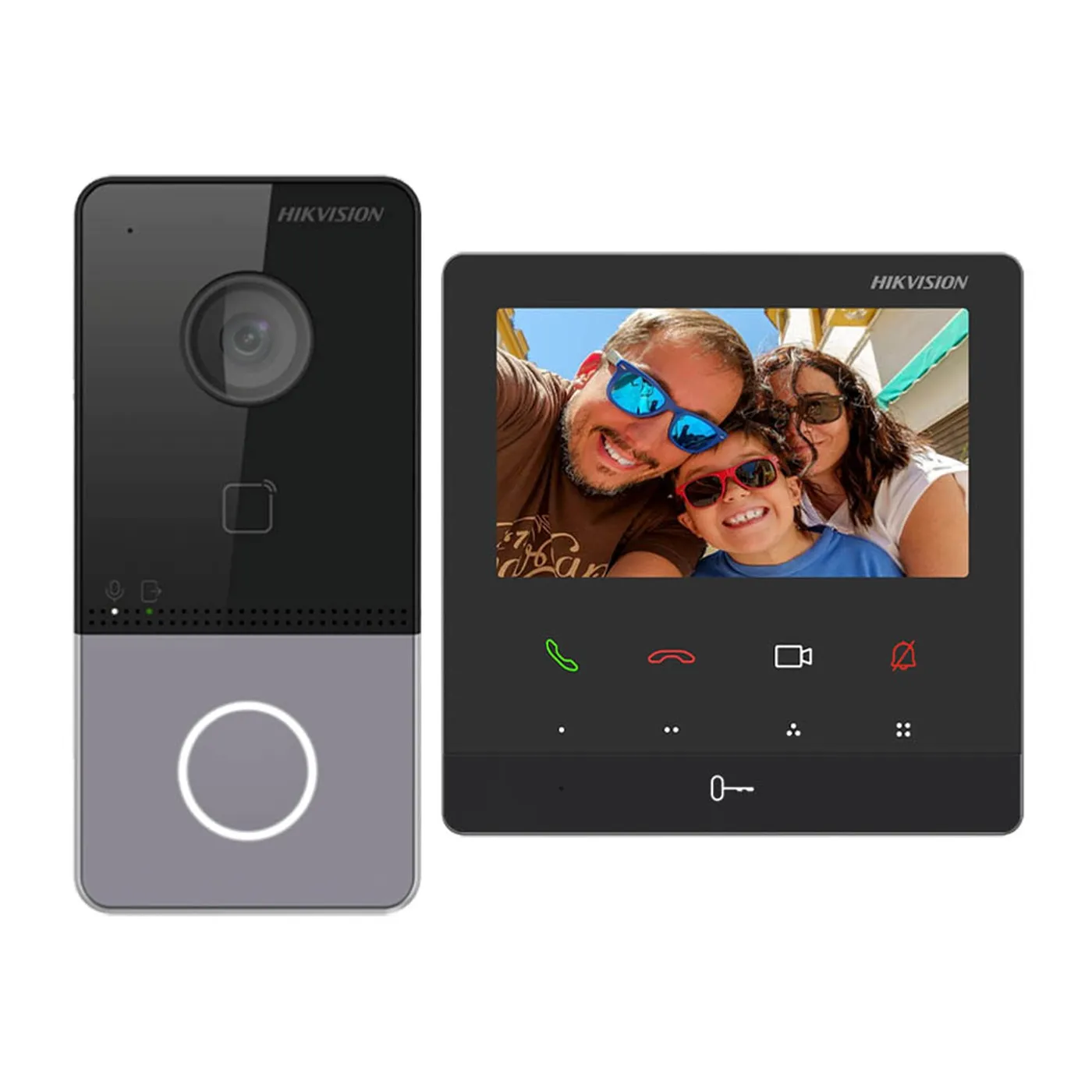[090286] [DS-KIS606-P] Hikvision - Kit de Videoportero IP con Pantalla LCD a Color de 4.3" [2Mp]