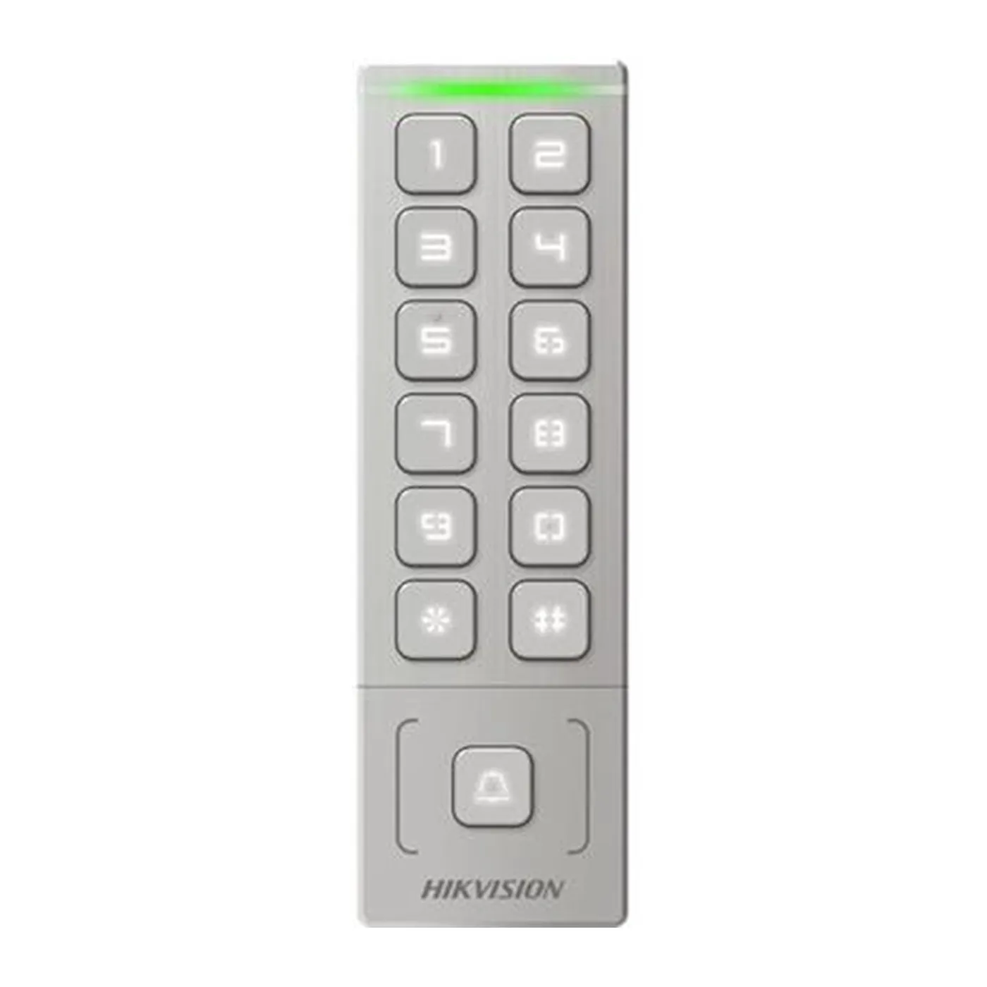 [090307] [DS-K1T809EX(O-STD)] Hikvision - Terminal de Accesos Slim Compacto para tarjetas EM y Teclado