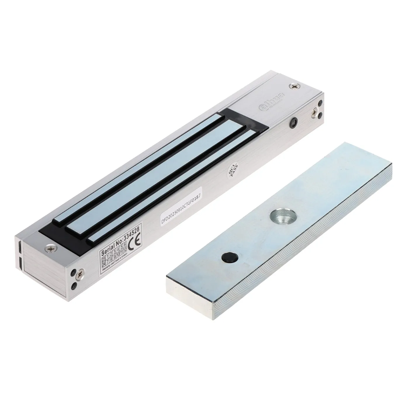 [090321] [DHI-ASF280A-V1] Dahua - Cerradura Magnetica 12V de 600 Lbs (280 Kgs) Indicador de Estado LED Material Antidesgaste y Magnetismo Anti-Residual Aplicaciones en Puerta de Metal y Madera
