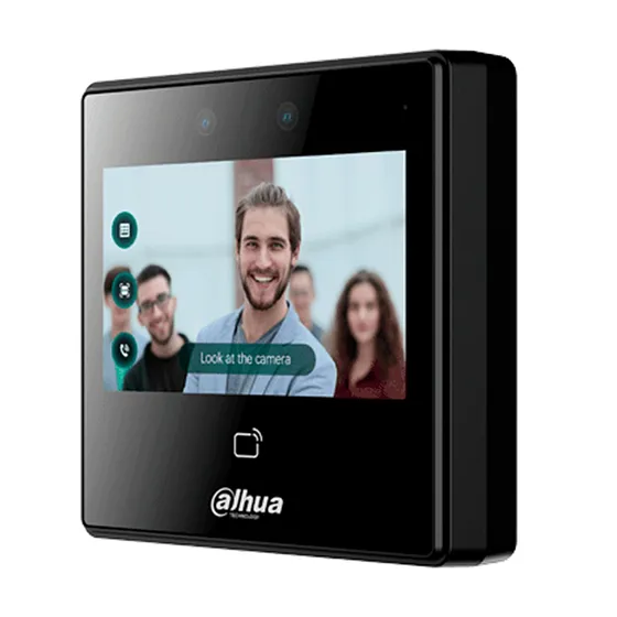 [090324] [DHI-ASI3213A-W] Dahua - Control de Acceso con Pantalla de 4.3" y Reconocimiento Facial (3.000 Usuarios 3.000 Rostros 5.000 Tarjetas IC Mifare 3.000 Claves 300.000 Registros) Comunicación TCP/IP y Wi-Fi para Interiores [Serie FACT]