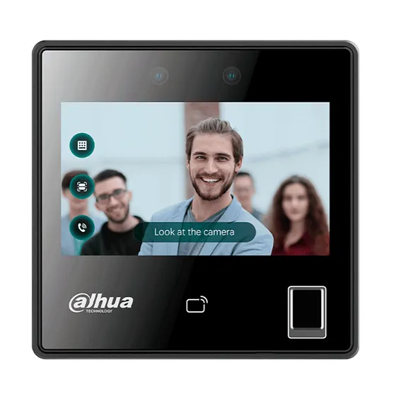 [090325] [DHI-ASI3214A-W] Dahua - Control de Acceso con Pantalla de 4.3" y Reconocimiento Facial (3.000 Usuarios 3.000 Rostros 5.000 Tarjetas IC Mifare 3.000 Claves 5.000 Huellas 300.000 Registros) Comunicación TCP/IP y Wi-Fi para Interiores [Serie FACT]