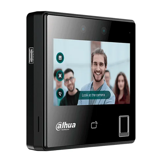 [090325] [DHI-ASI3214A-W] Dahua - Control de Acceso con Pantalla de 4.3" y Reconocimiento Facial (3.000 Usuarios 3.000 Rostros 5.000 Tarjetas IC Mifare 3.000 Claves 5.000 Huellas 300.000 Registros) Comunicación TCP/IP y Wi-Fi para Interiores [Serie FACT]