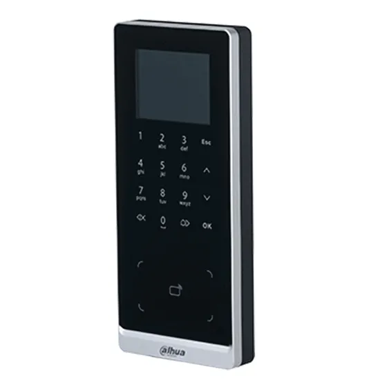[090474] [DHI-ASI2201H-DW] Dahua - Control de Acceso con Pantalla de 2.4" (30.000 Usuarios 30.000 Claves 30.000 Tarjetas ID 3.000 Huellas) Comunicación TCP/IP y Wi-Fi Registro Automático Registro P2P y DHCP para Interiores y Exteriores [Serie ASI2]