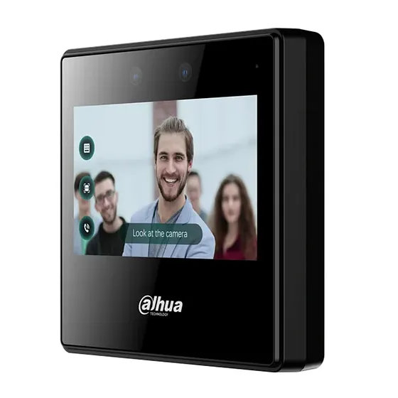 [090477] [DHI-ASI3223A] Dahua - Control de Acceso con Pantalla de 4.3" y Reconocimiento Facial (2.000 Usuarios 2.000 Rostros 2.000 Claves 300.000 Registros) Comunicación TCP/IP para Interiores [Serie FACT]