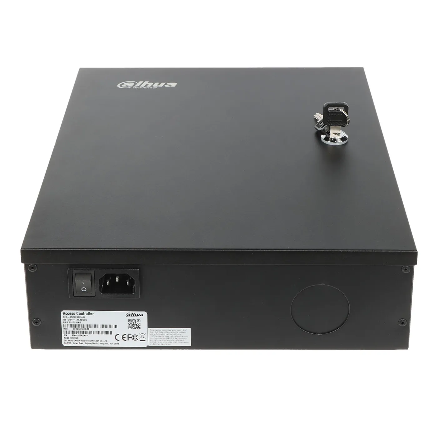[090495] [DHI-ASC2202C-D] Dahua - Control de Acceso Gestiona 2 Puertas y 4 Lectoras (Admite 100.000 Usuarios 3.000 huellas 100.000 Tarjetas y 500.000 registros) Con Interlock Anti-passback Desbloqueo Remoto TCP/IP RS-485 y Wiegand para Interiores