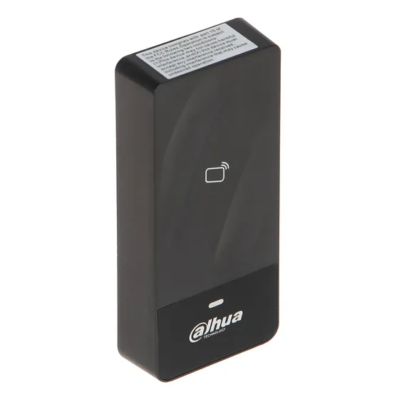 [090501] [DHI-ASR1200E] Dahua - Lector de Acceso de Reconocimiento de Tarjetas (IC Mifare) de Identificación Sin Contacto Comunicación RS-485 y Wiegand IP66 Uso en Interiores y Exteriores