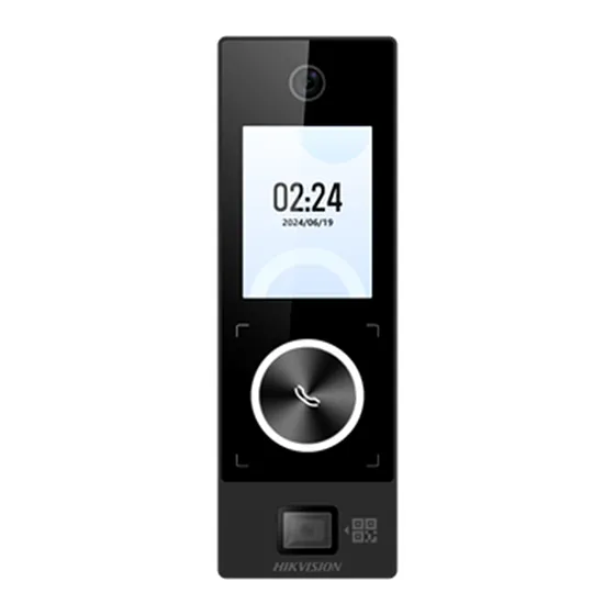 [090341] [DS-K1T323MBWX-QRE1(O-STD)] Hikvision - Terminal Facial Min Moe WiFi y PoE con Lector Tarjetas Virtuales Bluetooth con HikConnect Teams 1000 Rostros para Exterior IP65