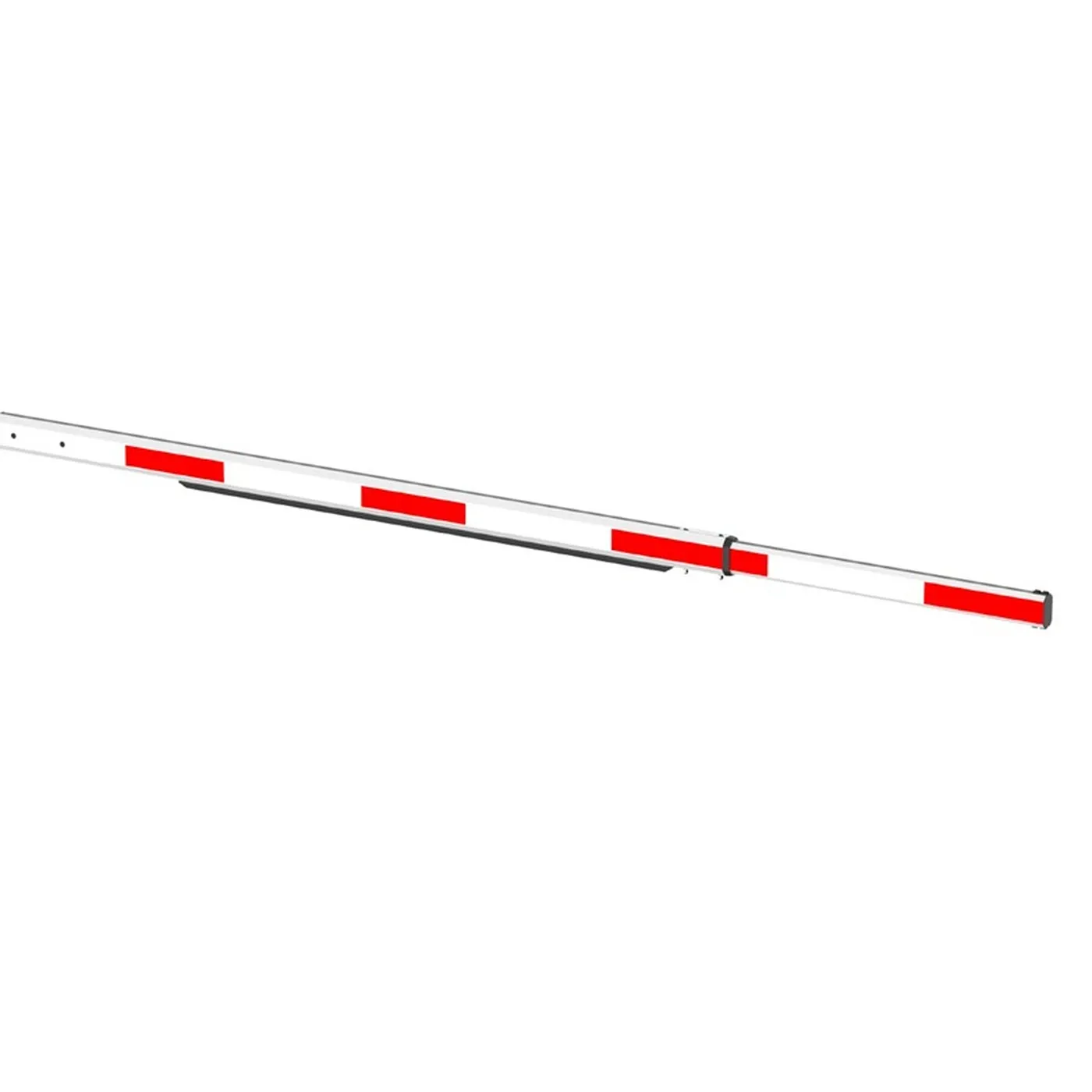 [090457] [IPMECD-0262-M2745] Dahua - Brazo Recto Telescópico Ajustable de 2.7 a 4.5 Metros de Aluminio para Barrera Vehicular Motorizada con Tira de Goma Elástica Peso Aproximado 5.6 kg Compatible con Serie IPMECD-0262
