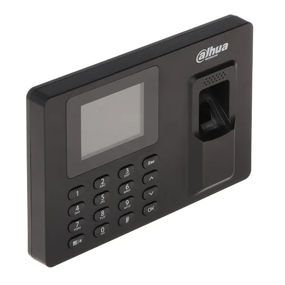 [090466] [DHI-ASA1222E] Dahua - Control de Asistencia con Pantalla de 2.4" (1.000 Usuarios 2.000 Huellas 1.000 Claves 100.000 registros) Puerto USB para Interiores