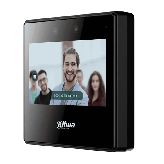 [090469] [DHI-ASA3223A-W] Dahua - Control de Asistencia con Pantalla Táctil de 4.3" con Reconocimiento Facial (2.000 Usuarios 2.000 Rostros 2.000 Claves 300.000 Registros) Comunicación TCP/IP Wi-Fi USB