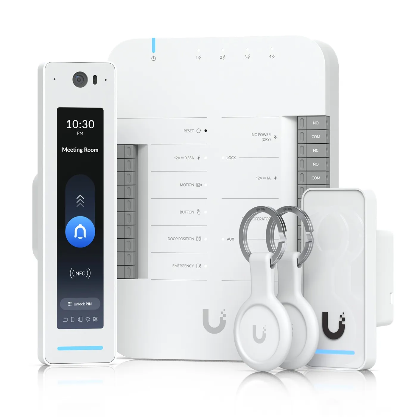 [090535] [UA-G3-SK] Ubiquiti - Kit de Inicio UniFi Access G3 Gestión de Accesos para Puertas Lectores y Teclados NFC PoE++ Certificaciones CE FCC IC UL