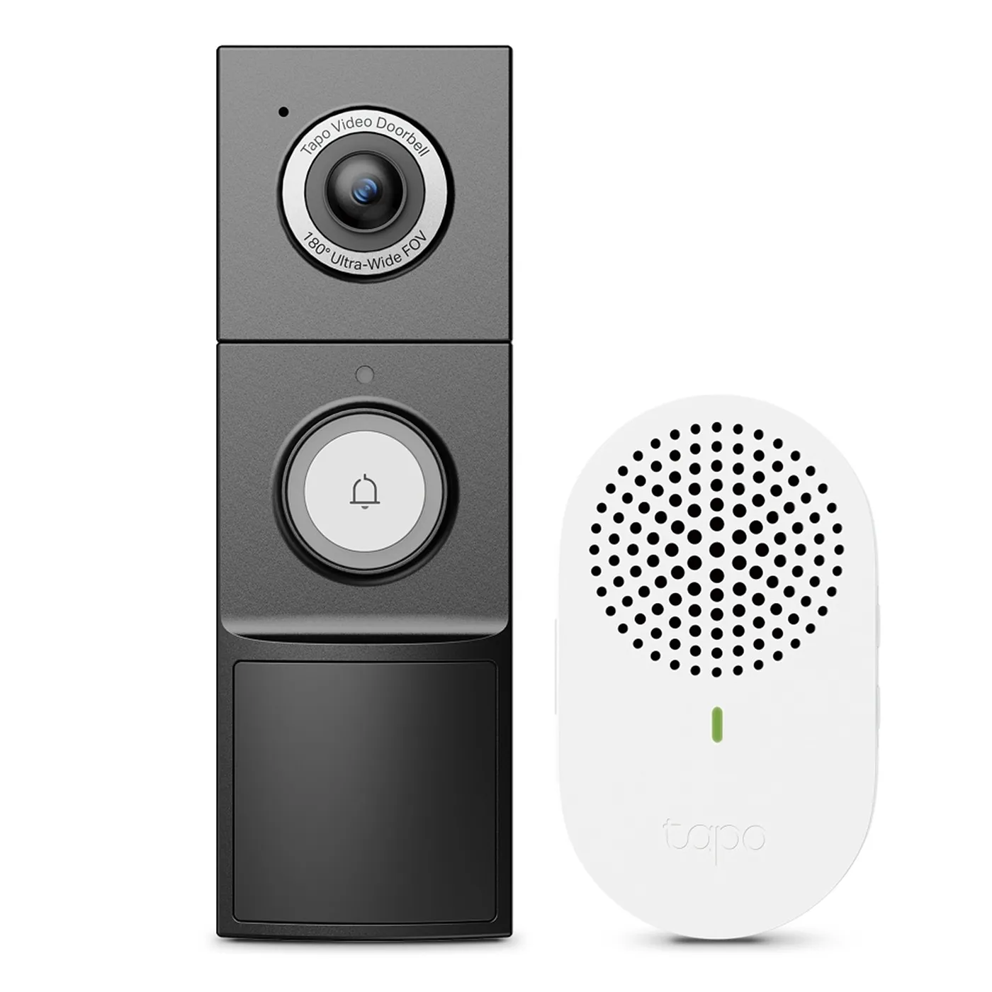 [090537] [D235] TP-Link - Timbre Inteligente IP66 con Visión 5MP Mejorada y Alimentación por Batería o Cable [Tapo]