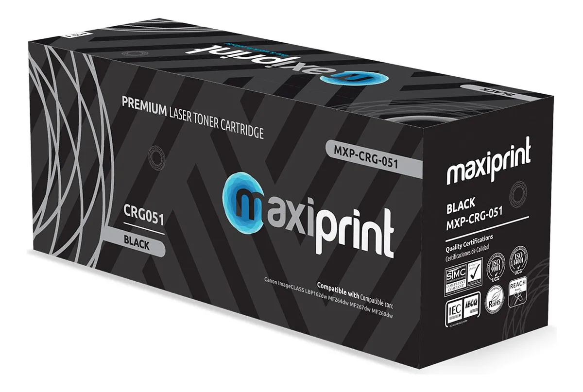 [100033] [CF230A-CRG051] Maxiprint - Toner Compatible HP Negro CF230A Canon CRG051