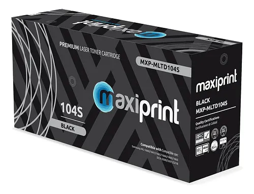 [100047] [MLT-D104S] Maxiprint - Toner Compatible Samsung Negro MLT-D104S