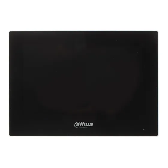 [090509] [DHI-VTH2621G-WP] Dahua - Monitor [Negro] para Videoportero IP y Wi-Fi Touch de 7" con Puerto PoE (Admite 9 Extensiones Villa 4 de Apartamento 1 Monitor Principal 2 Monitores de Extensión) Uso en Interiores