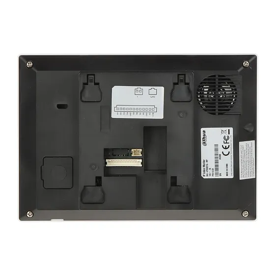 [090509] [DHI-VTH2621G-WP] Dahua - Monitor [Negro] para Videoportero IP y Wi-Fi Touch de 7" con Puerto PoE (Admite 9 Extensiones Villa 4 de Apartamento 1 Monitor Principal 2 Monitores de Extensión) Uso en Interiores