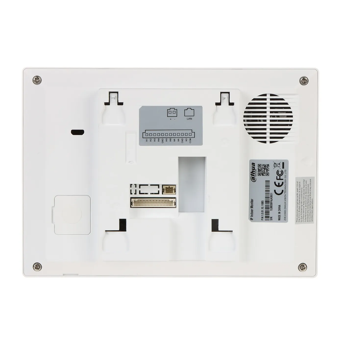 [090510] [DHI-VTH2621GW-WP] Dahua - Monitor [Blanco] para Videoportero IP y Wi-Fi Touch de 7" con Puerto PoE (Admite 9 Extensiones Villa 4 de Apartamento 1 Monitor Principal 2 Monitores de Extensión) Uso en Interiores