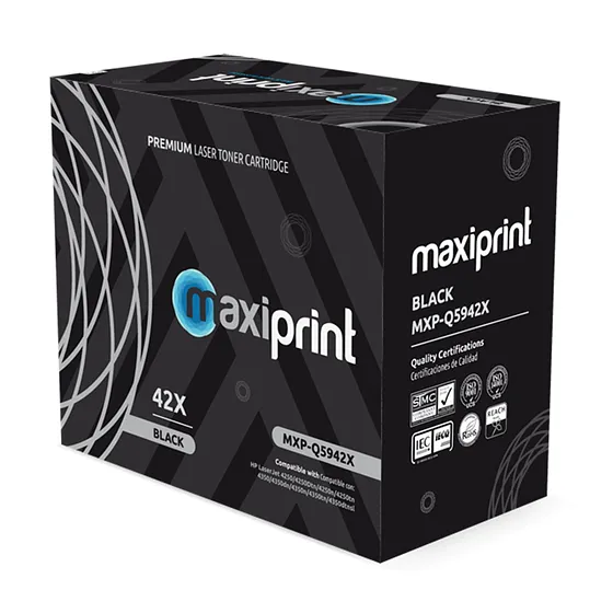 [100171] [Q5942X] Maxiprint - Toner Compatible HP Negro Q5942X