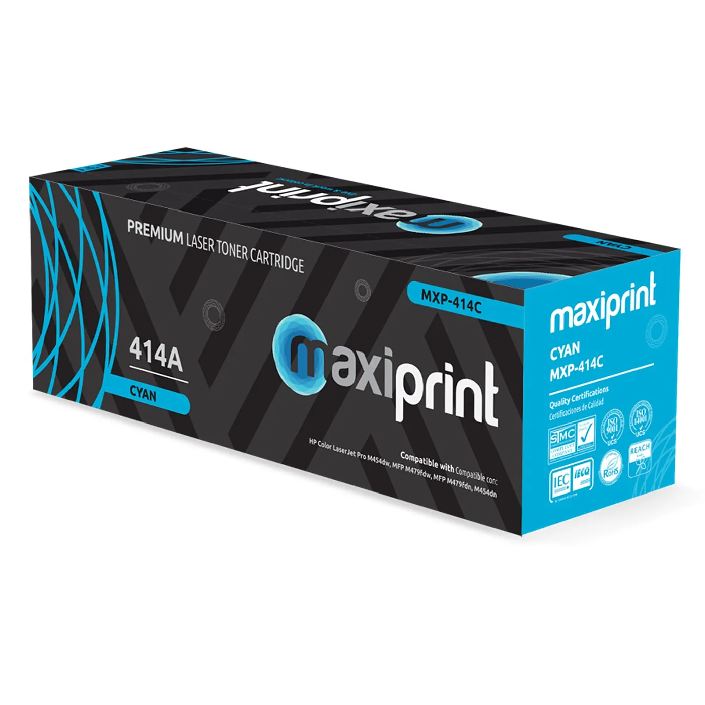 [100194] [MXP-414C(C/CHIP)] Maxiprint - Toner Compatible HP Cyan W2021A [Con Chip]