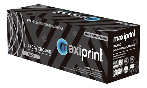[100148] [CF410A-CRG046K] Maxiprint - Toner Compatible HP Negro CF410A Canon CRG046K