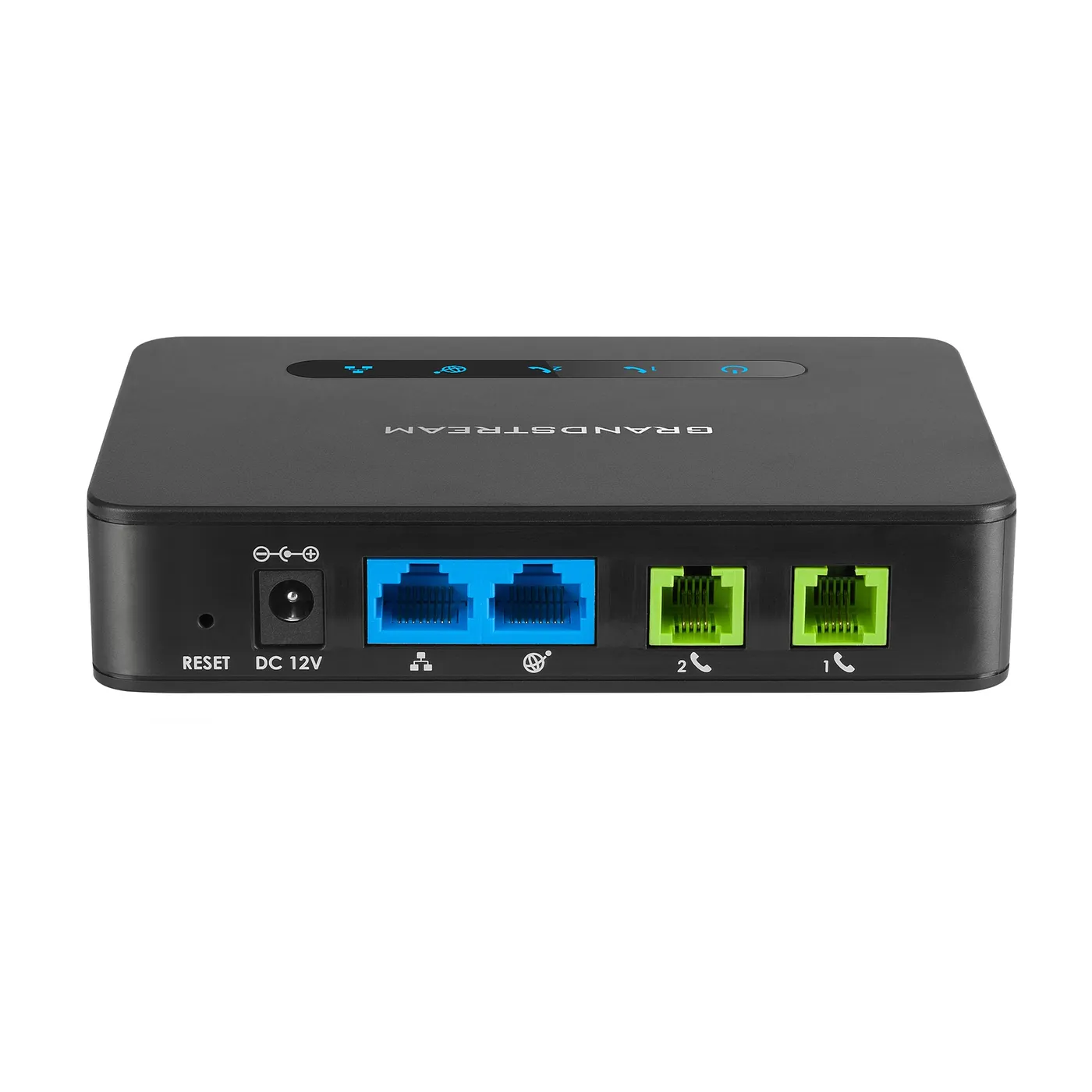 [110043] [HT801] Grandstream - Adaptador Telefónico Analógico (ATA) 1 puerto FXS 1 perfil SIP un puerto Ethernet RJ45 10/100 Mbps autosensible conferencia de 3 vías fax T.38 aprovisionamiento Zero Config con UCM