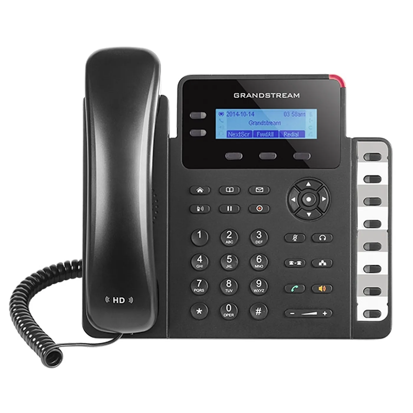 [110016] [GXP1630] Grandstream - Teléfono IP 3 cuentas SIP 3 teclas de línea 8 teclas BLF de doble color 3 teclas programables XML PoE integrado puertos Gigabit conmutados audio HD