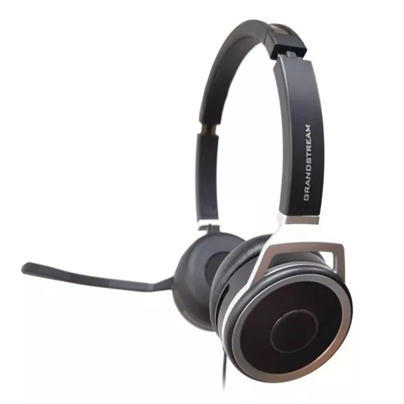 [110081] [GUV3005] Grandstream - Auricular USB auricular USB HD conexión USB 2.0 micrófono con cancelación de ruido diadema de cuero ajustable controles de volumen y silencio en línea luz de ocupado que indica llamada en curso