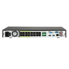 [DHI-NVR5232-16P-EI] Dahua - NVR de 32 Canales con 16 PoE IP 4K con Tecnología Acupick WizSense y Smart H.265+ Rendimiento de 384 Mbps 4 HDD IA Avanzada Incluye E/S de Alarma y Audio [Serie 5]