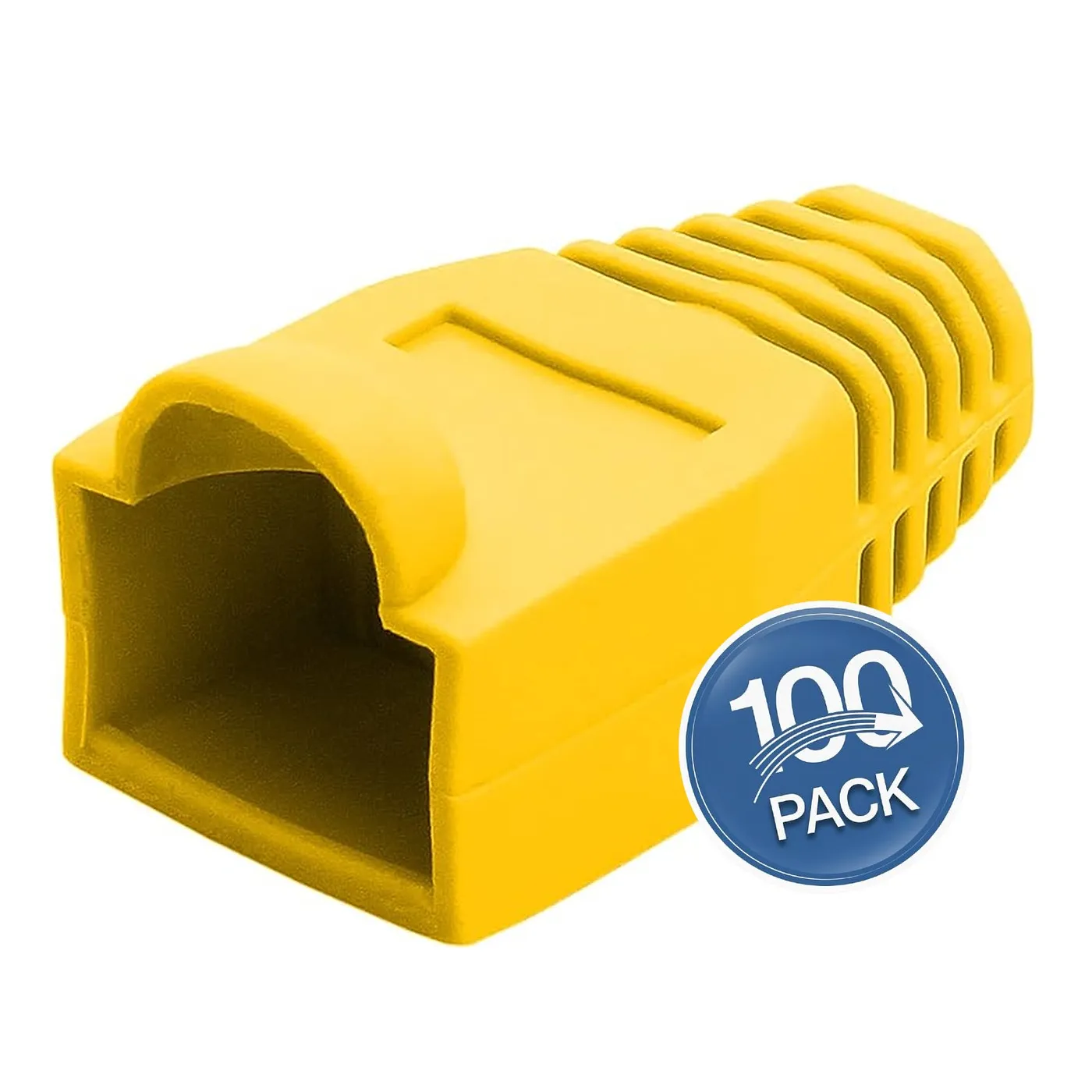 Botas Protectoras RJ45 Amarilla Wireplus+ (100 Unidades)