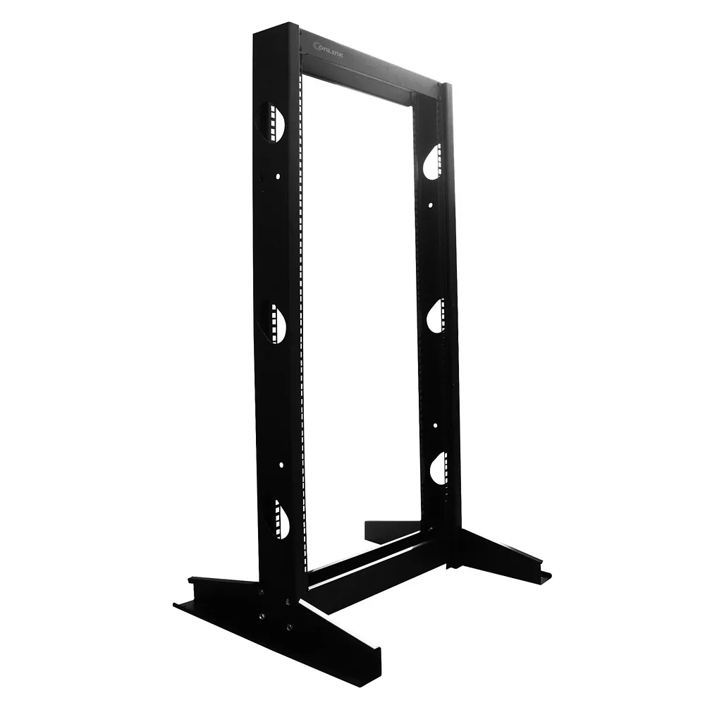 Rack de Piso Abierto 22U 1.10Mt 2 Postes Nacional