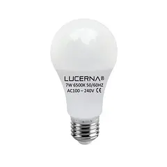 Bombillo LED Bulbo 7W 6500K Luz Fria 630lm Rosca E27 A60 Lucerna