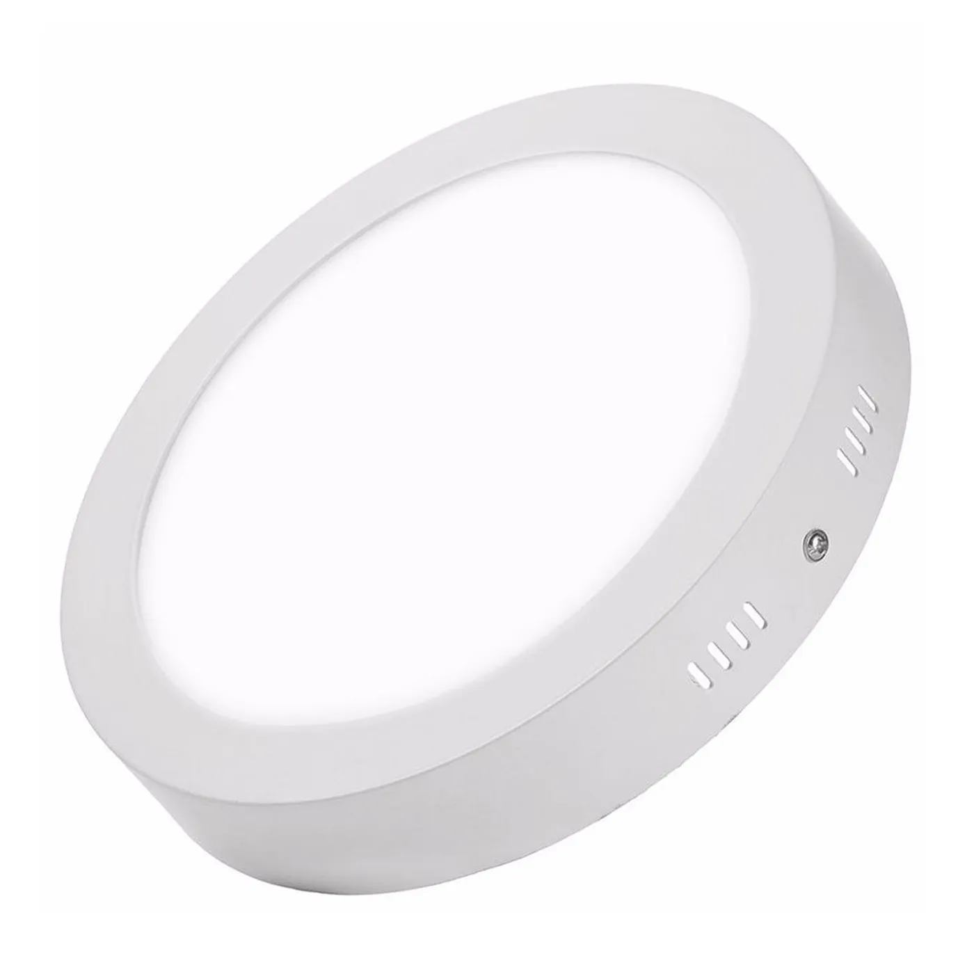 Lampara Panel Driver/Integrado LED 6W 4" 6500K Luz Fria Redonda Superficial 480lm 406-SCL Lucerna