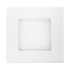 Lampara Panel Clasica LED 3W 2-1/2" 6500K Luz Fria Cuadrada Empotrar 165lm 4102-L Lucerna