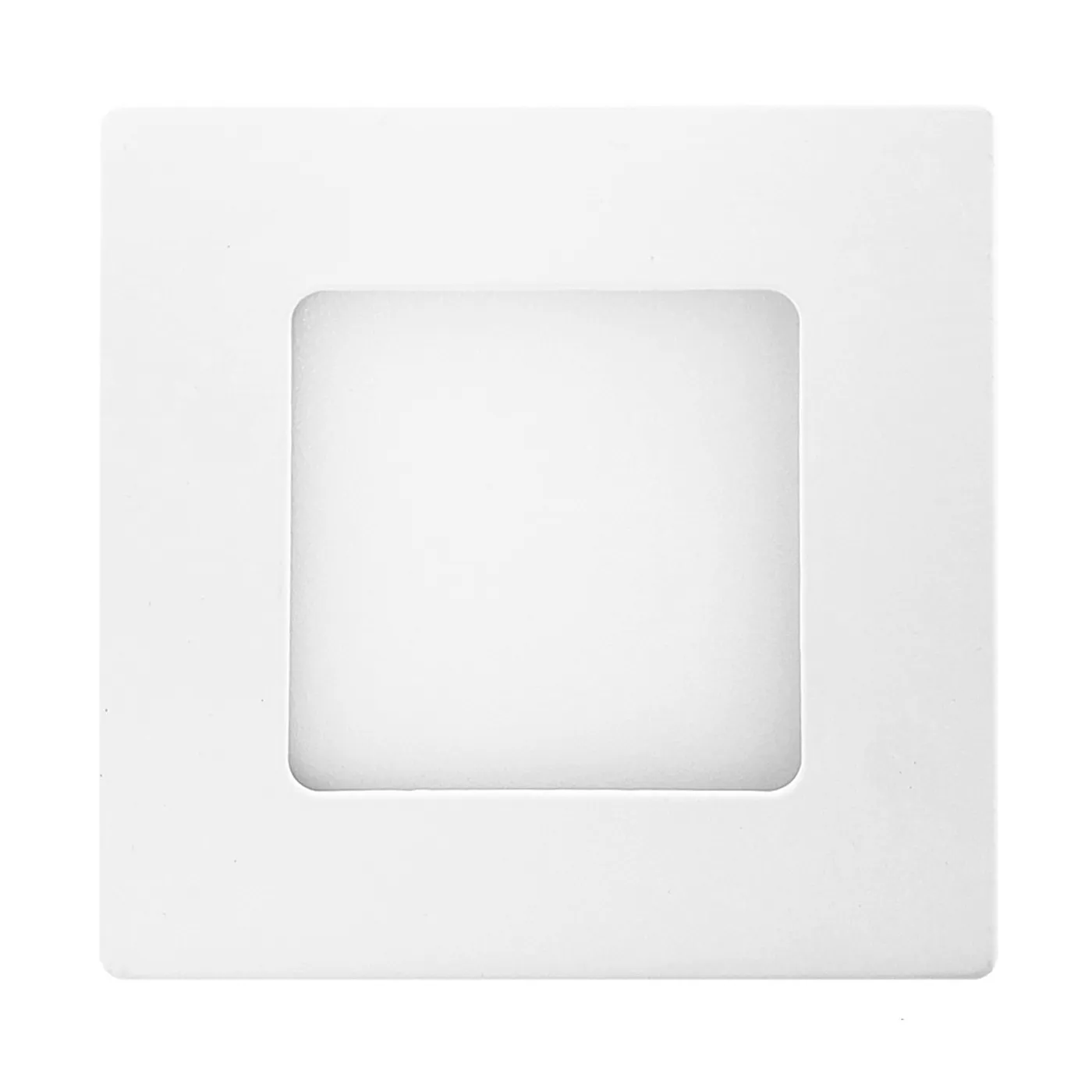 Lampara Panel Clasica LED 3W 2-1/2" 6500K Luz Fria Cuadrada Empotrar 165lm 4102-L Lucerna