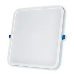 Lampara Panel HighLumen LED 8W 3" 6500K Luz Fria Cuadrada Empotrar 640lm 308-C-HL Lucerna