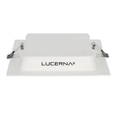Lampara Panel Driver/Integrado LED 6W 4" 6500K Luz Fria Cuadrada Empotrar 450lm 406-C-CL Lucerna