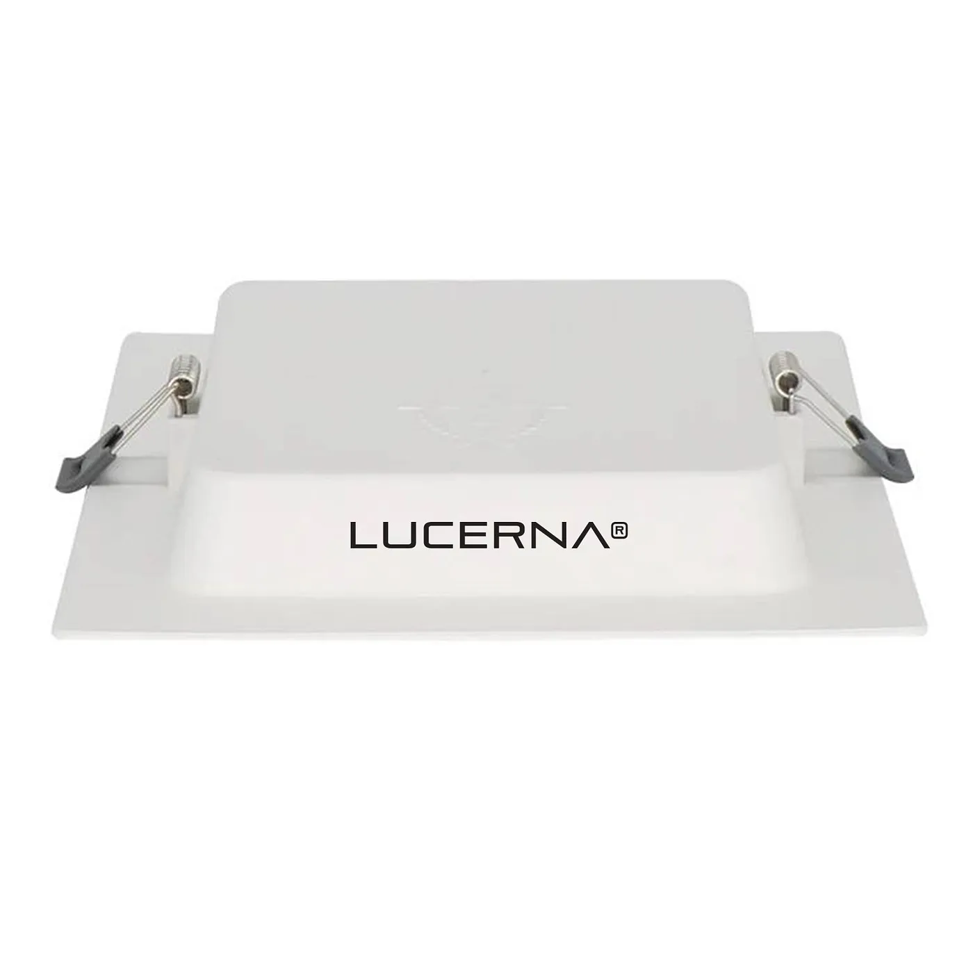 Lampara Panel Driver/Integrado LED 6W 4" 6500K Luz Fria Cuadrada Empotrar 450lm 406-C-CL Lucerna