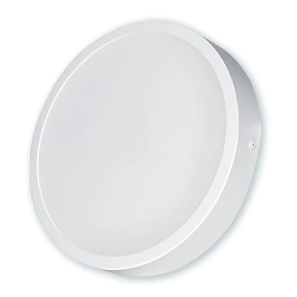Lampara Panel HighLumen LED 12W 4" 4000K Luz Fresca Redonda Superficial 1080lm 412-S-HL Lucerna