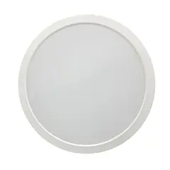 [1034SCL -6.5K] Lucerna - Lampara Panel Driver/Integrado LED 34W 10" 6500K Luz Fria Redonda Superficial