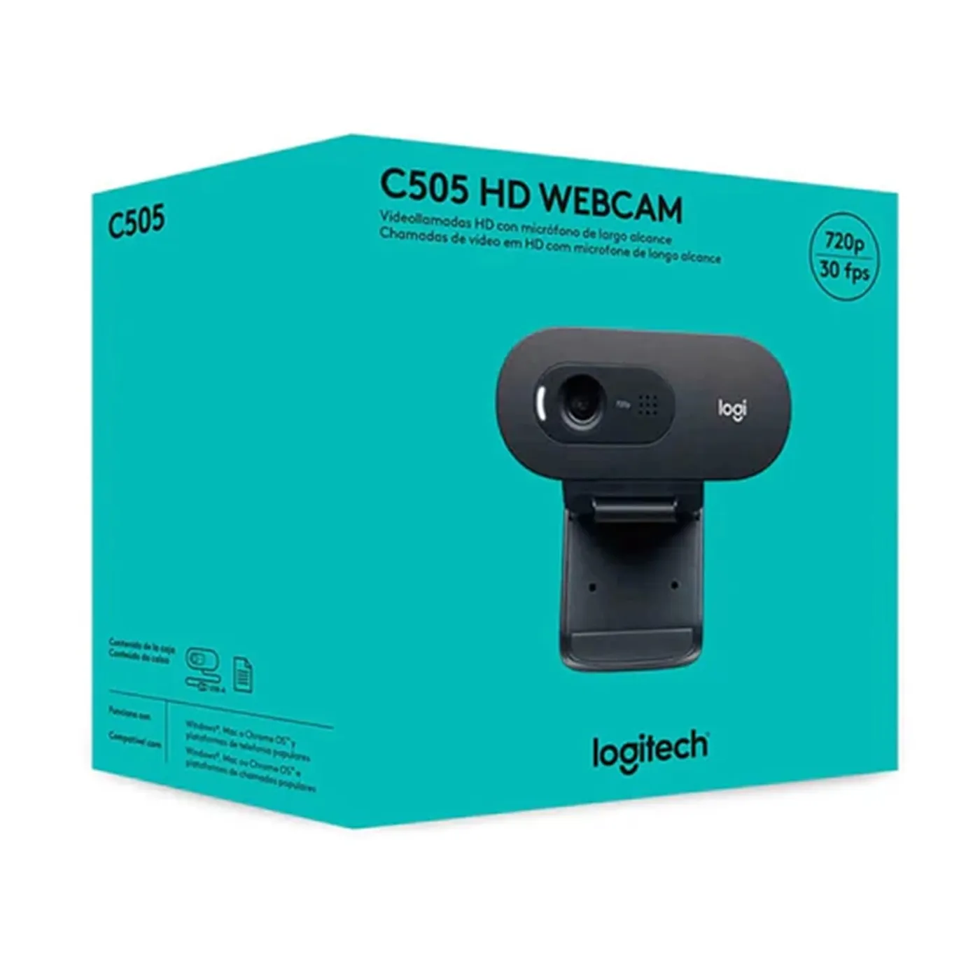 Camara Webcam HD 720P 1Mp Con Microfono Logitech C505