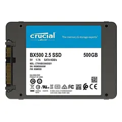 Disco de Estado Solido SSD Crucial 500Gb 2.5" BX500