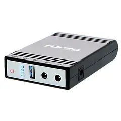 (DC-140USB) Forza - Mini UPS y Cargador Portátil de 14W Puerto USB Salidas de 5/9/12VCC
