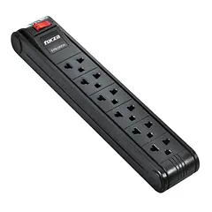 (FPS-005B) Forza - Regleta de Alimentacion de 2400W (6) NEMA Universal 5-15R 110V/220V