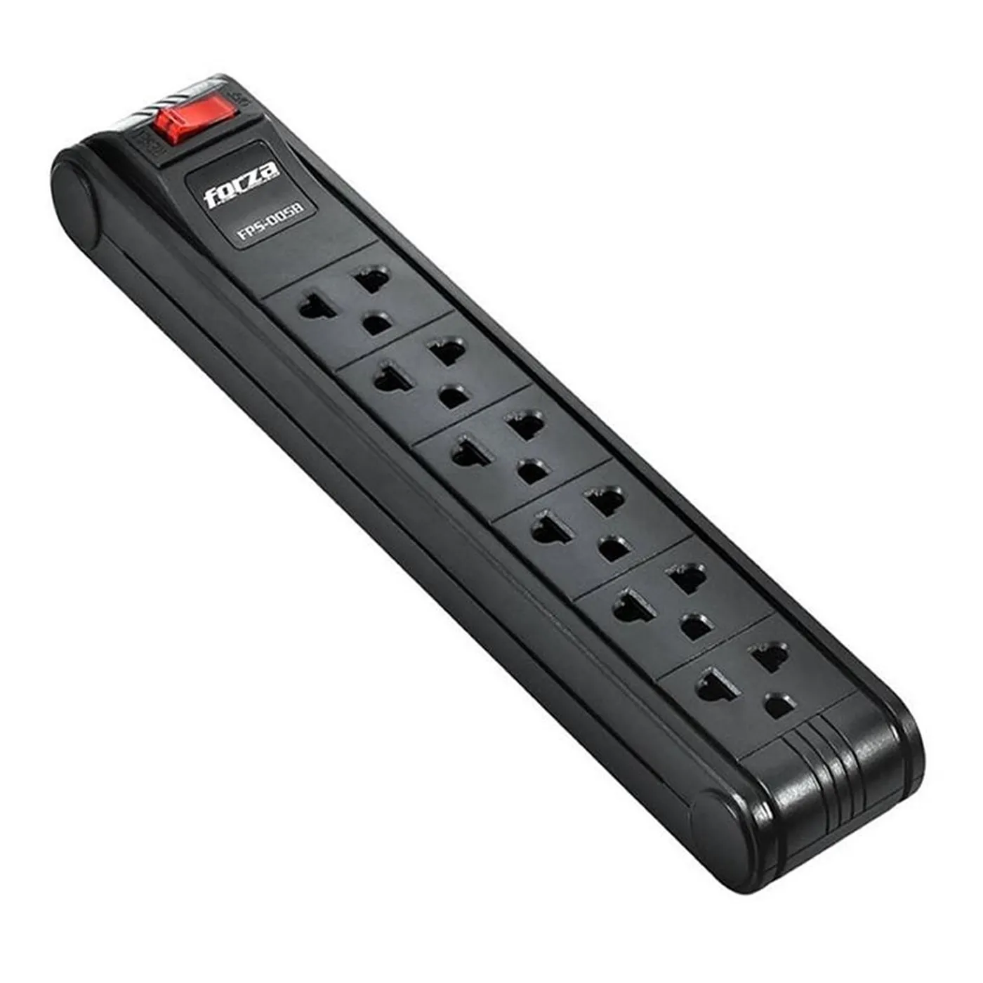 (FPS-005B) Forza - Regleta de Alimentacion de 2400W (6) NEMA Universal 5-15R 110V/220V
