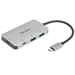 Adaptador Multipuerto Hub con 2x Puertos USB-A y 2x Puertos USB-C con 100W ACH228USZ Targus